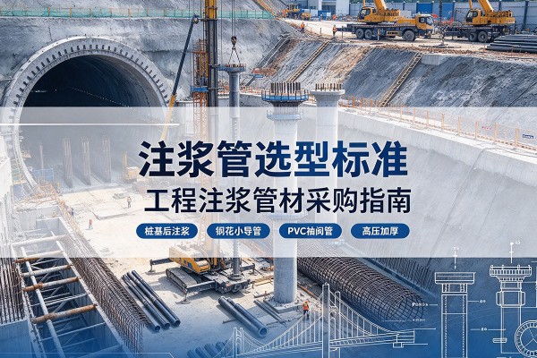 龙湖注浆管选型标准