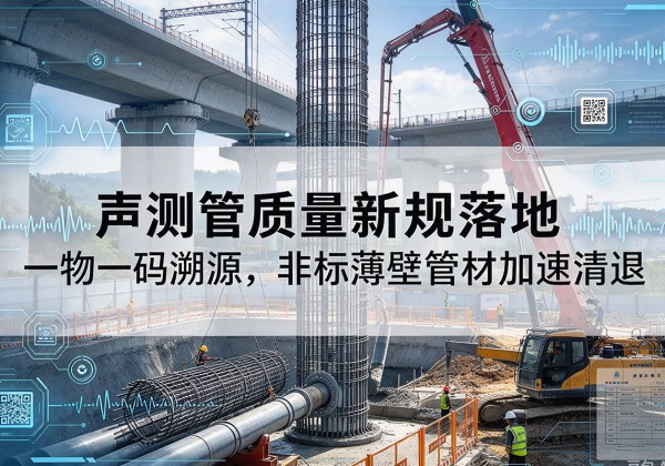 龙湖声测管质量新规落地，一物一码溯源，非标薄壁管材加速清退