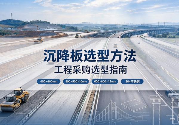 龙湖沉降板选择方法