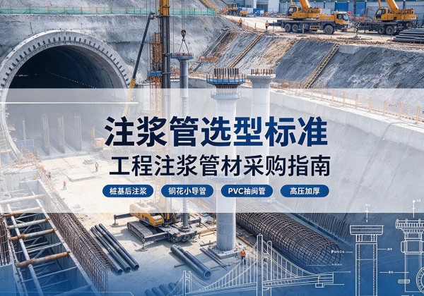 龙湖注浆管选型标准